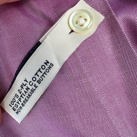 Joseph Abboud Lavender Dress Shirt - Picture 3 of 6